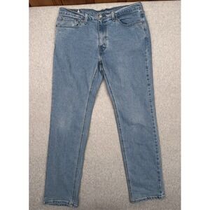 Levi's 541 Jeans Men's 36x33 Blue‎ Athletic Taper Medium Wash Denim Stretch EUC